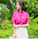【WEB限定】ラミーギャザーブラウス≪洗濯機で洗える≫