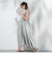 【一部店舗限定販売】Rethink SOFT TENJIKUワンピース≪洗濯機で洗える≫