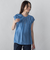 【WEB限定】シアードビーストライプタックブラウス ≪手洗い可能≫