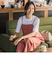 アシメラップキャミブラウス≪セットアップ対応/洗濯機で洗える≫