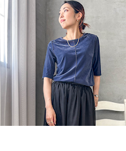 【WEB限定】シアーベロアカットソー