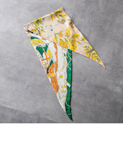 【manipuri】ダイヤ型スカーフ モンゴルフィエ/アンティークレシピ