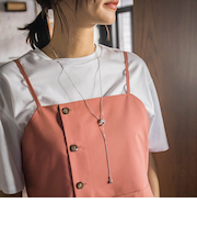 パールYジステンレスネックレス
