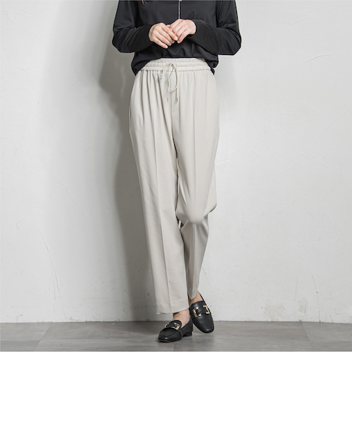 【WEB限定】Active Beautyテーパードパンツ≪13号・15号あり/洗濯機で洗える≫