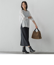 【WEB限定】Active Beautyナロースカート≪洗濯機で洗える≫