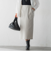 【WEB限定】Active Beautyナロースカート≪洗濯機で洗える≫