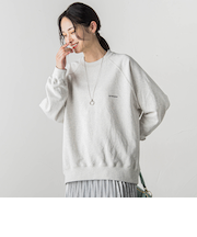 【JLounge限定】LAUTREAMONT ロゴ刺繍スウェット≪洗濯機で洗える≫