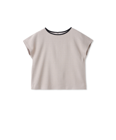 クルーネックブラウス≪手洗い可能≫