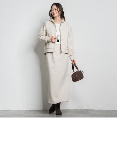 cotton Air ナロースカート≪洗濯機で洗える≫