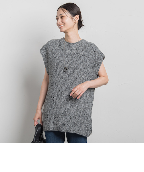 【WEB限定】ホールガーメントニットベスト