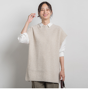 【WEB限定】ホールガーメントニットベスト