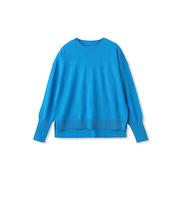 【WEB限定】ベーシックウールクルーネックニット≪洗える≫