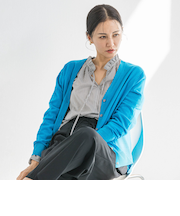 【WEB限定】ベーシックウールカーディガン≪洗える≫