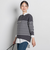 【WEB限定】ソデボタンガーターニット≪11号あり/洗える≫