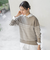 【WEB限定】ソデボタンガーターニット≪11号あり/洗える≫