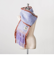 【WEB限定】【814EZCARAY/エスカライ】 Twist Frame モヘヤストール