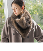 【THROW/スロー】Eco Fur Shawl