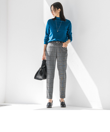 両面起毛テーパードパンツ≪WEB限定13号/洗える/セットアップ対応≫