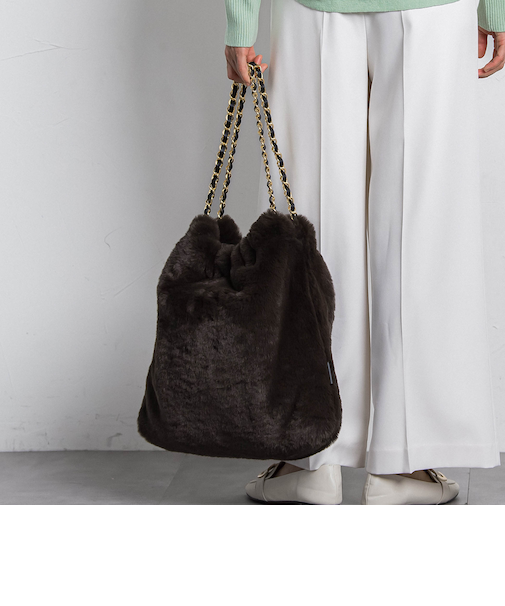 【VIOLAd'ORO】エコファーチェーントート　ELMO / V-8924