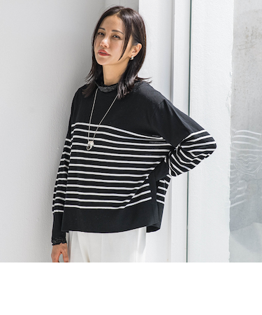 ANGELINAリブスリーブニット≪WEB限定11号/洗える≫