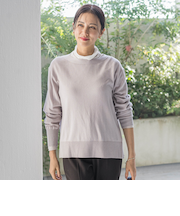 ANGELINAリブスリーブニット≪WEB限定11号/洗える≫