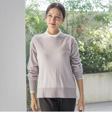 ANGELINAリブスリーブニット≪WEB限定11号/洗える≫