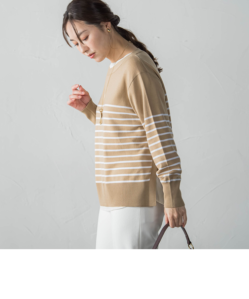 ANGELINAリブスリーブニット≪WEB限定11号/洗える≫