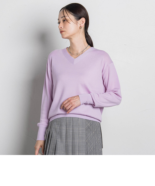 Brisbane Vネックニットプルオーバー≪11号あり≫