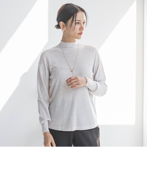 Brisbane ハイネックロングプルオーバー≪11号あり≫