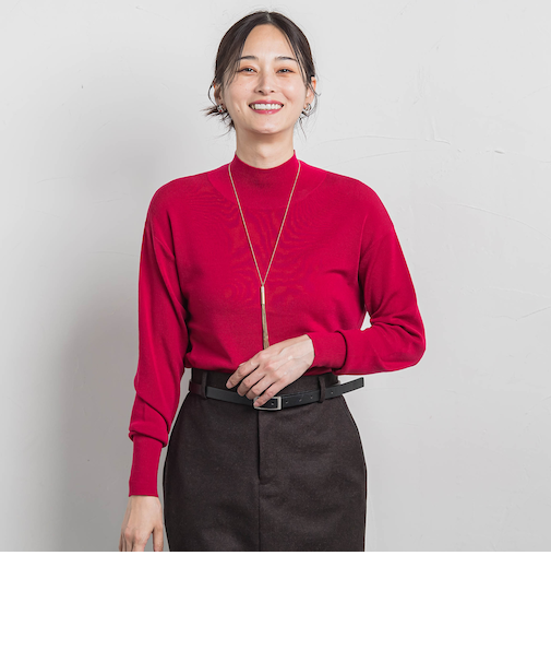 Brisbane ハイネックロングプルオーバー≪11号あり≫