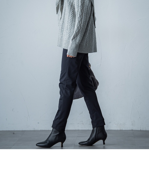 【WEB限定】裏起毛発熱レギンスパンツ≪ストレッチ/洗える≫