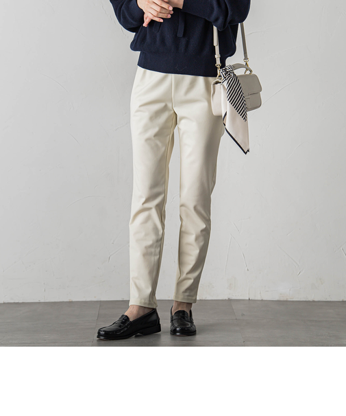 【WEB限定】裏起毛発熱レギンスパンツ≪ストレッチ/洗える≫