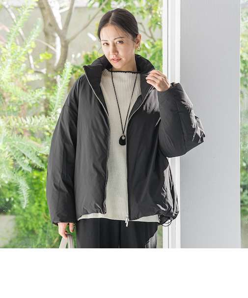 スタンドカラーダウンブルゾン≪WEB限定11号サイズ≫