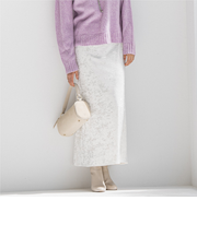 スノーベロアクラッシュスカート