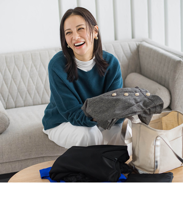 【WEB限定】吸湿発熱スムースストレッチタートルカットソー