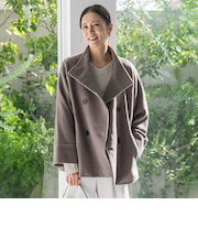 プレミアムウールカシミヤショートコート