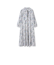 ウィンターフラワープリントワンピース