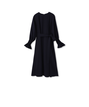 スモッキングスリーブワンピース