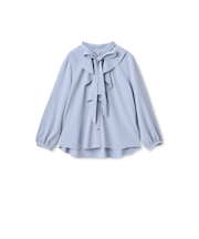 バックサテンブラウス