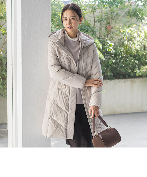 ストレッチダウンロングコート｜ロートレアモンの通販｜&mall（アンド