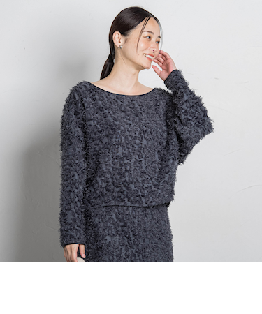 エディター東原妙子 × LAUTREAMONT /フェザージャガードブラウス