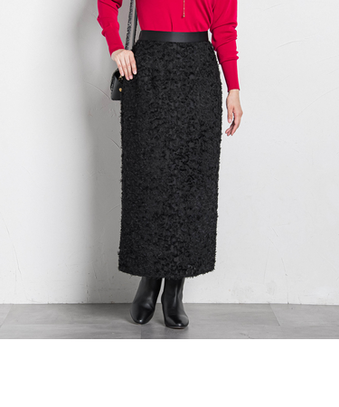 エディター東原妙子 × LAUTREAMONT /フェザージャガードタイトスカート