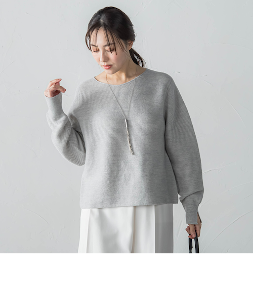 ホールガーメントガーターニット≪WEB限定11号/洗える≫｜ロート