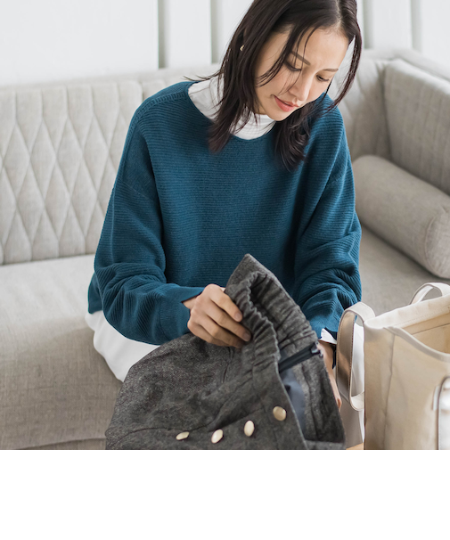 ホールガーメントガーターニット≪WEB限定11号/洗える≫