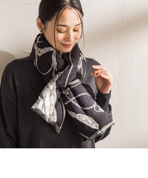 manipuri リバーシブル silk 中綿ストール マフラー manipuri】シルクダウンストール｜ロートレアモンの通販｜&mall