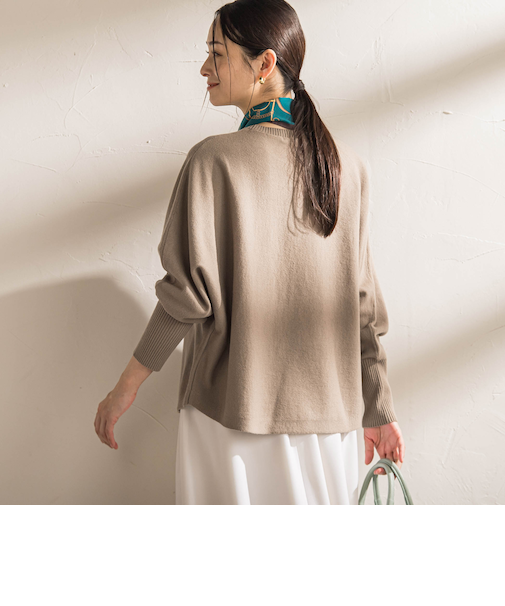 ファインメリノウールドルマンニット≪洗える≫