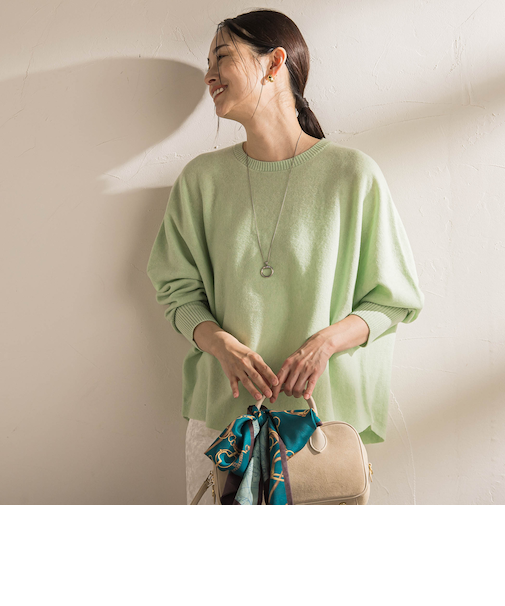 ファインメリノウールドルマンニット≪洗える≫