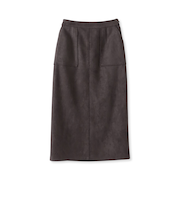 【WEB限定】フェイクスエードナロースカート≪セットアップ対応≫
