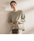 スパンコールクルーネックニット≪洗える≫