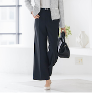 トリクシオンワイドパンツ≪セットアップ対応/手洗い可能≫